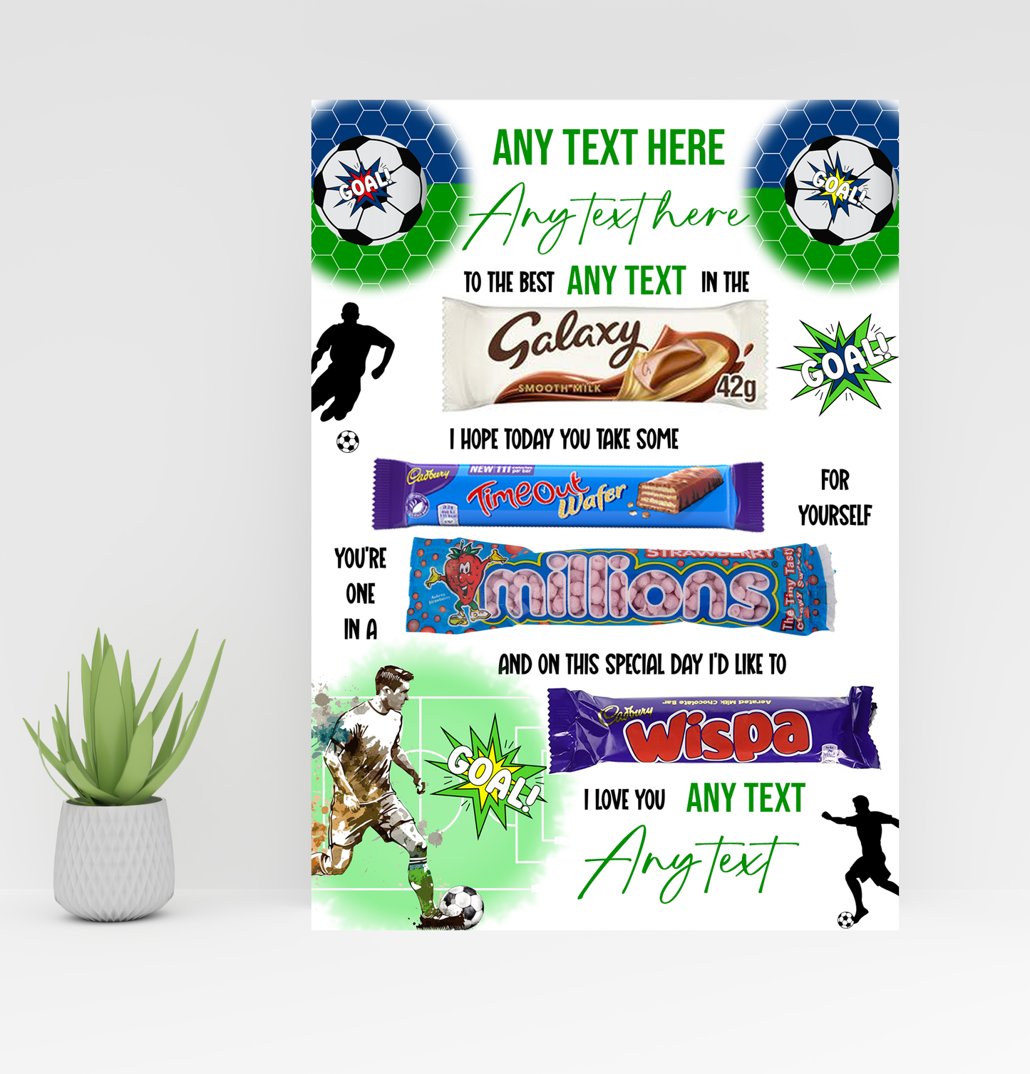Football Chocolate board