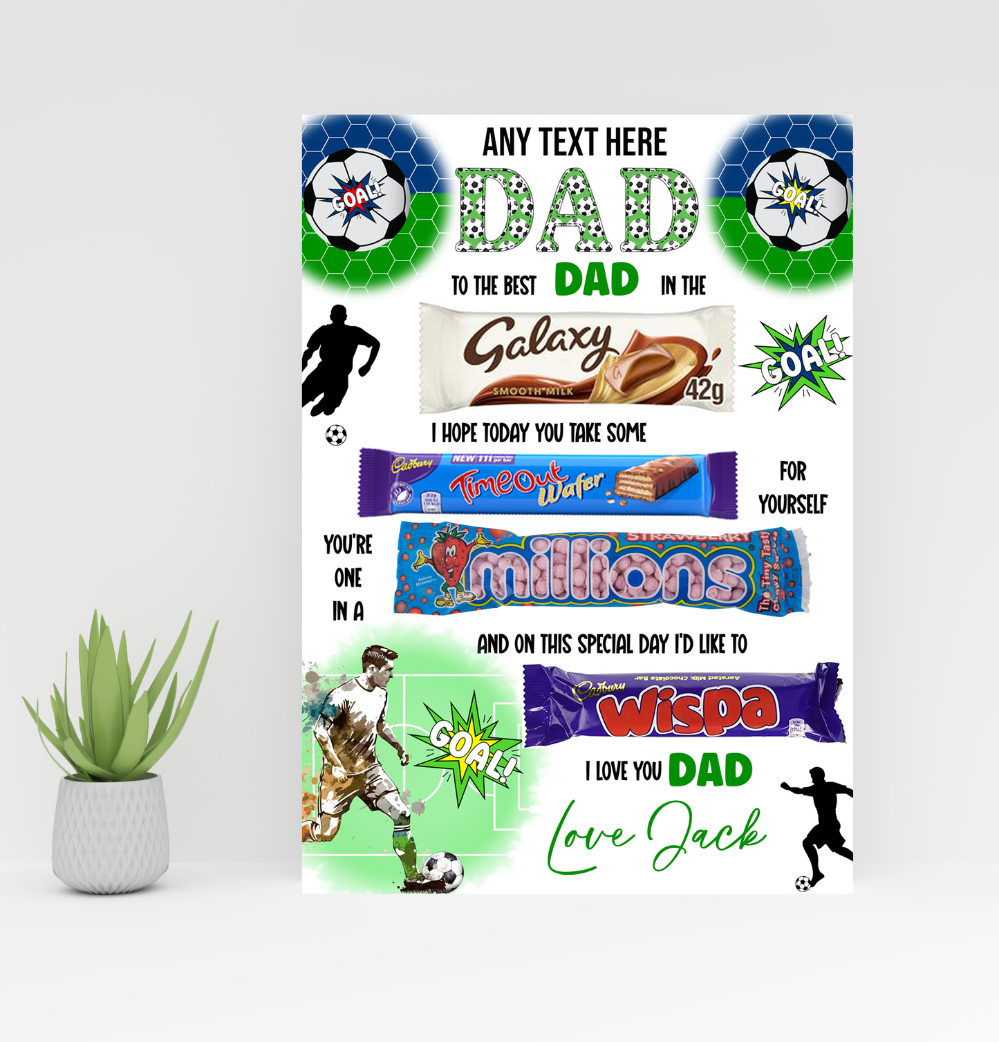 Football Chocolate board
