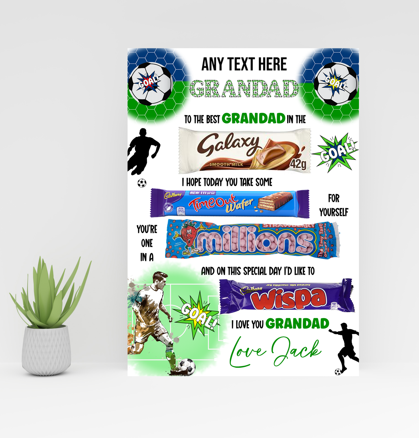 Football Chocolate board