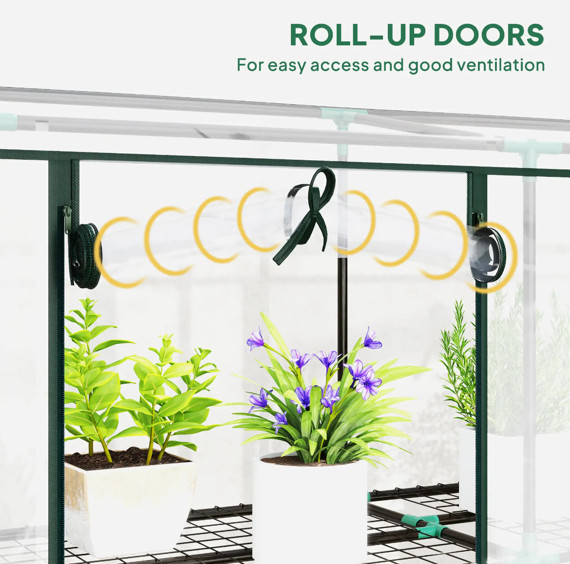 Nine-shelf greenhouse