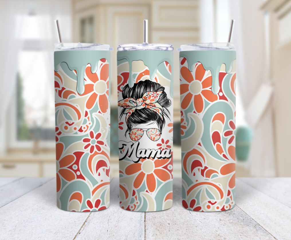 20oz Skinny tumbler - Mama