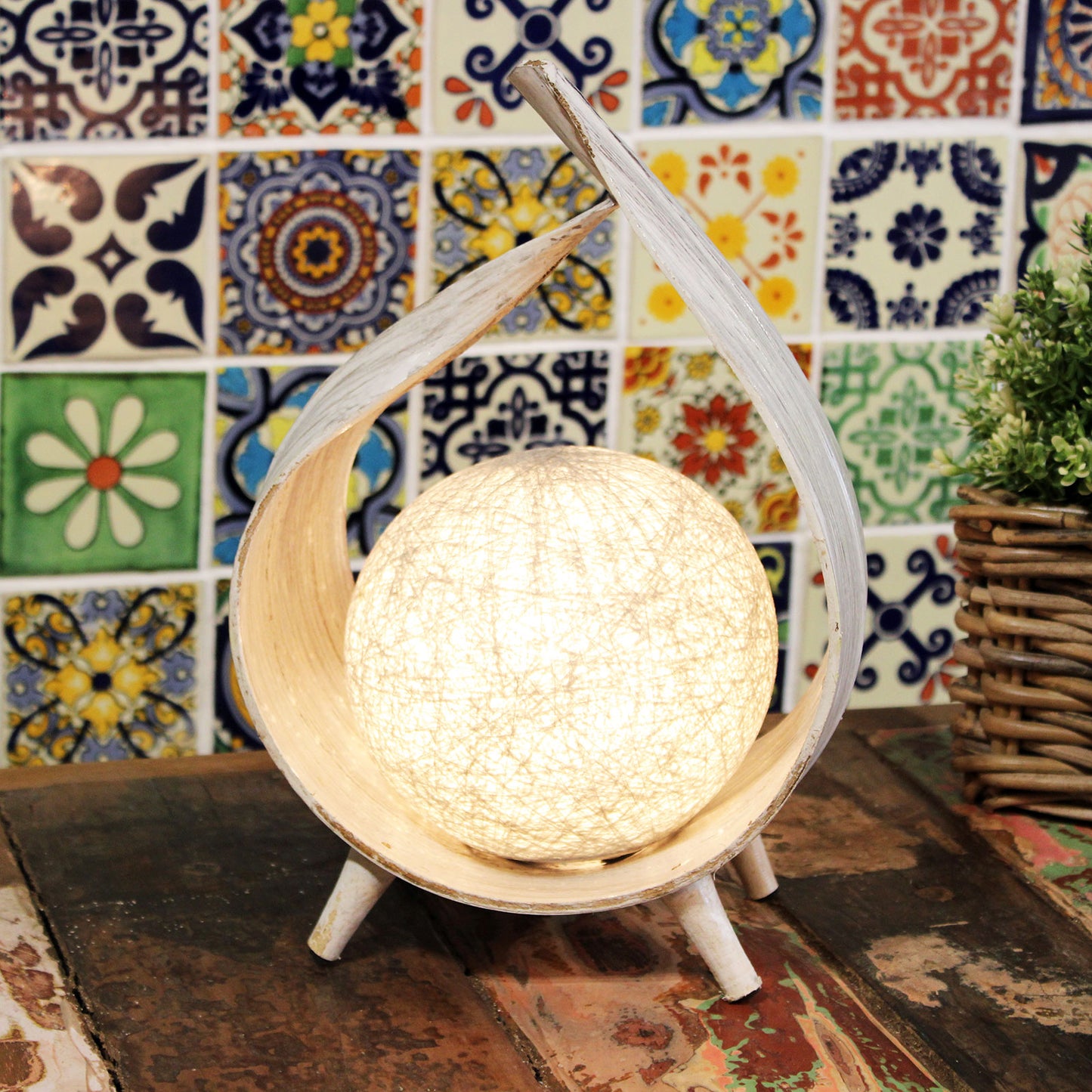 Natural Coconut Lamp - 3 colours