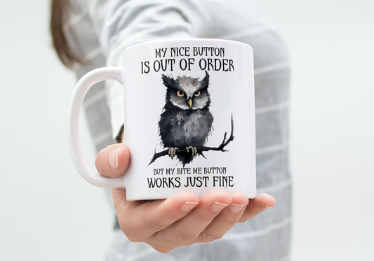 Out of order humour mug