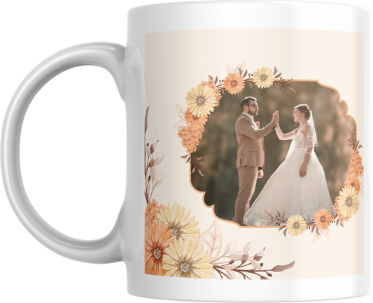 Personalised wedding mug gift set