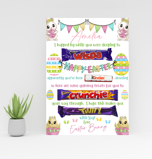 Easter chocolate board