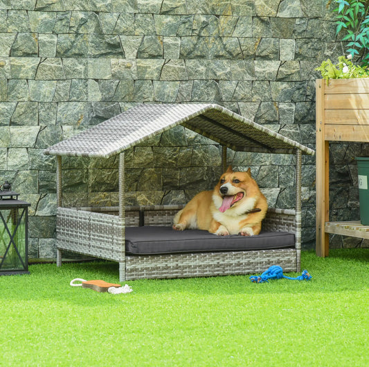 Pawhut rattan dog house