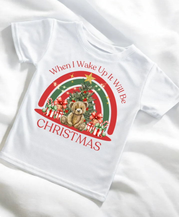 When I wake up it will be Christmas children’s top