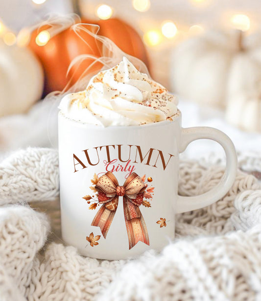 Autumn girly mug