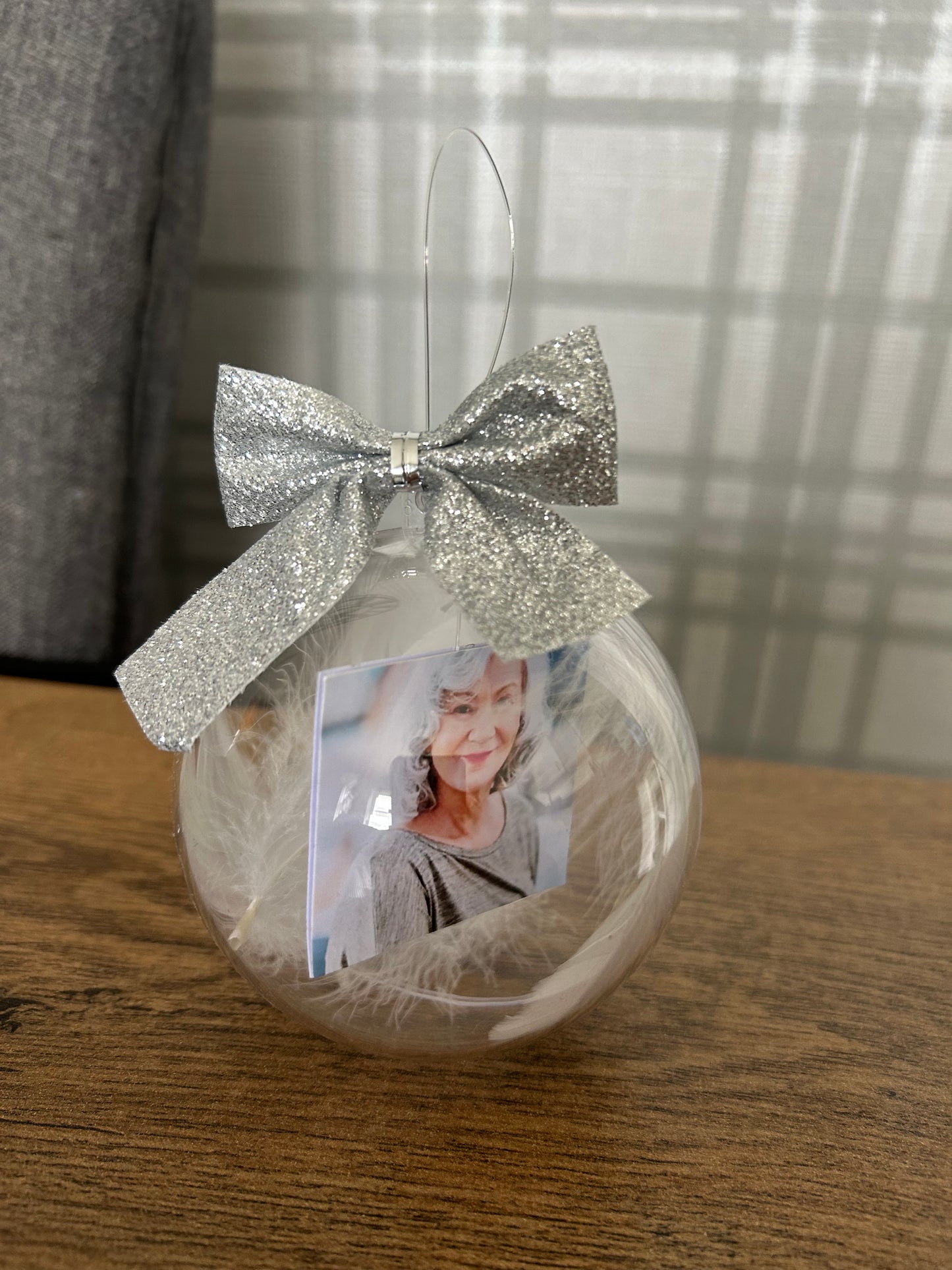 Photo memorial bauble