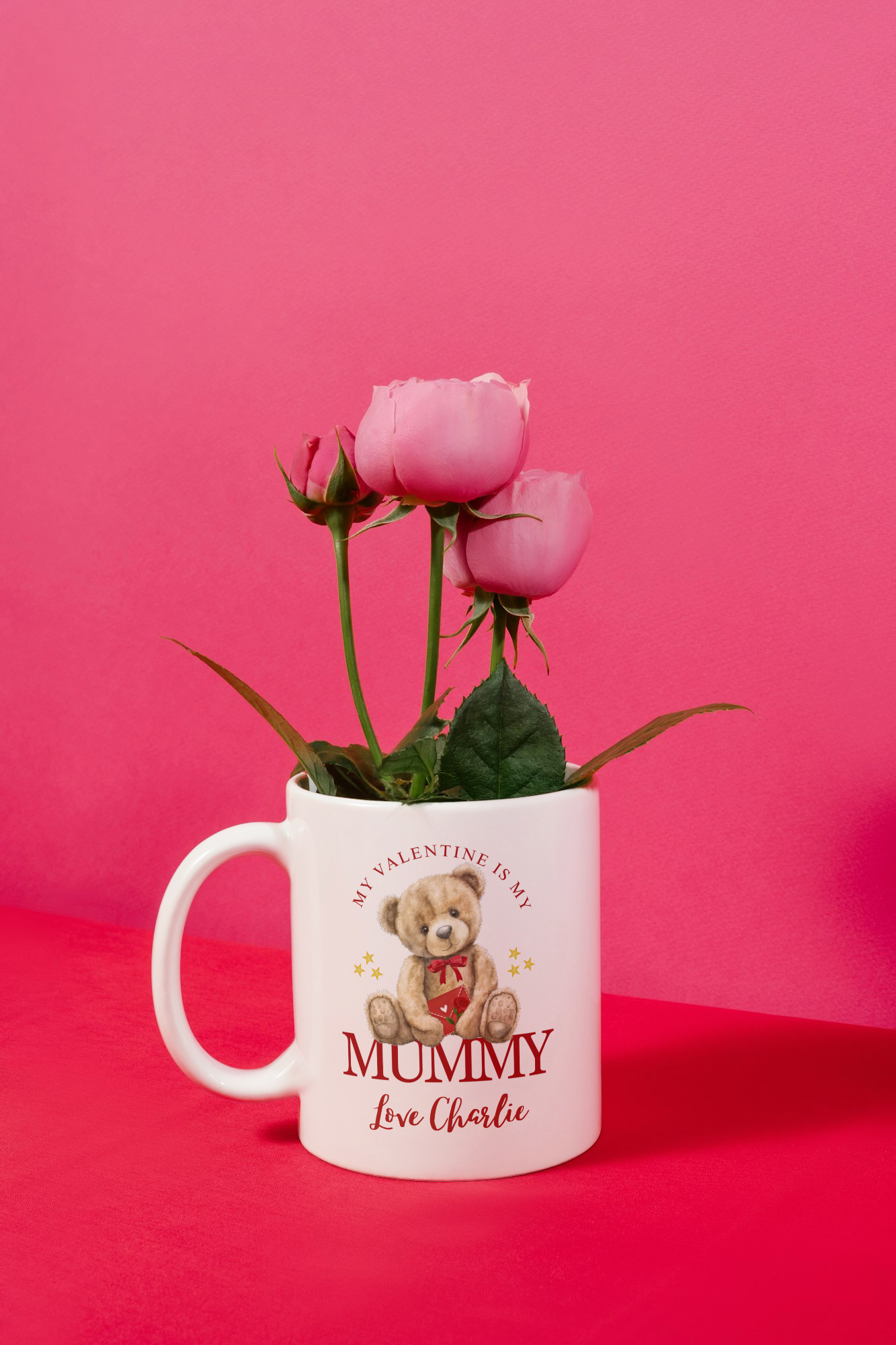 My valentine teddy bear mug - various recipients