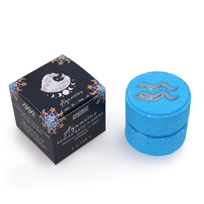 Zodiac Bath Fizzers with Horoscope