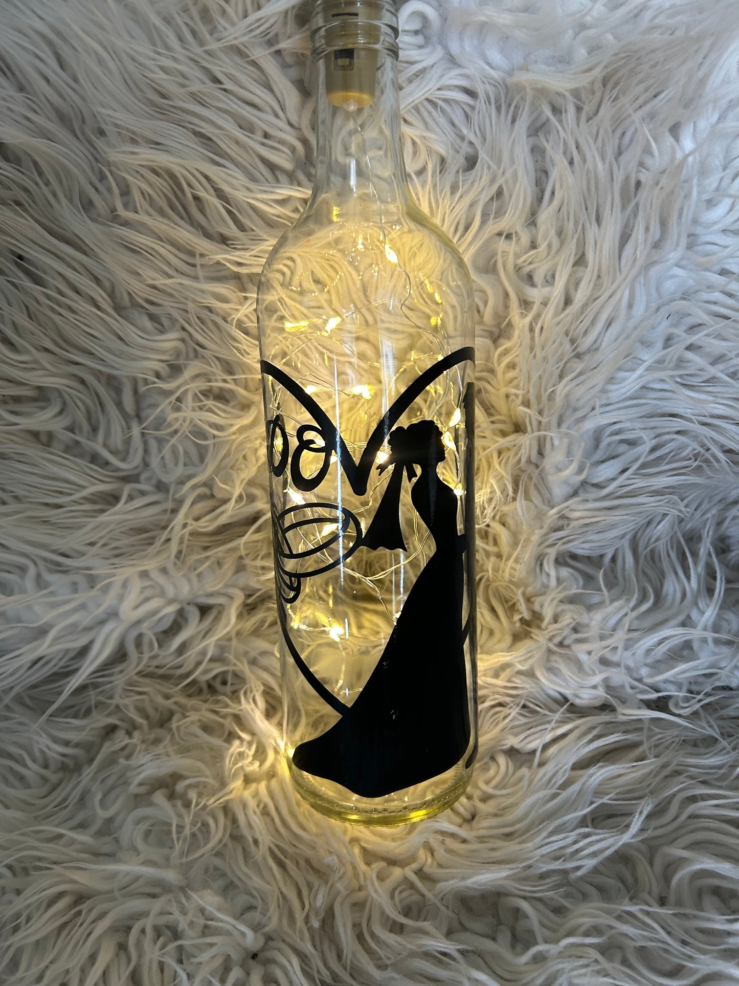 Wedding “I do”light up bottle