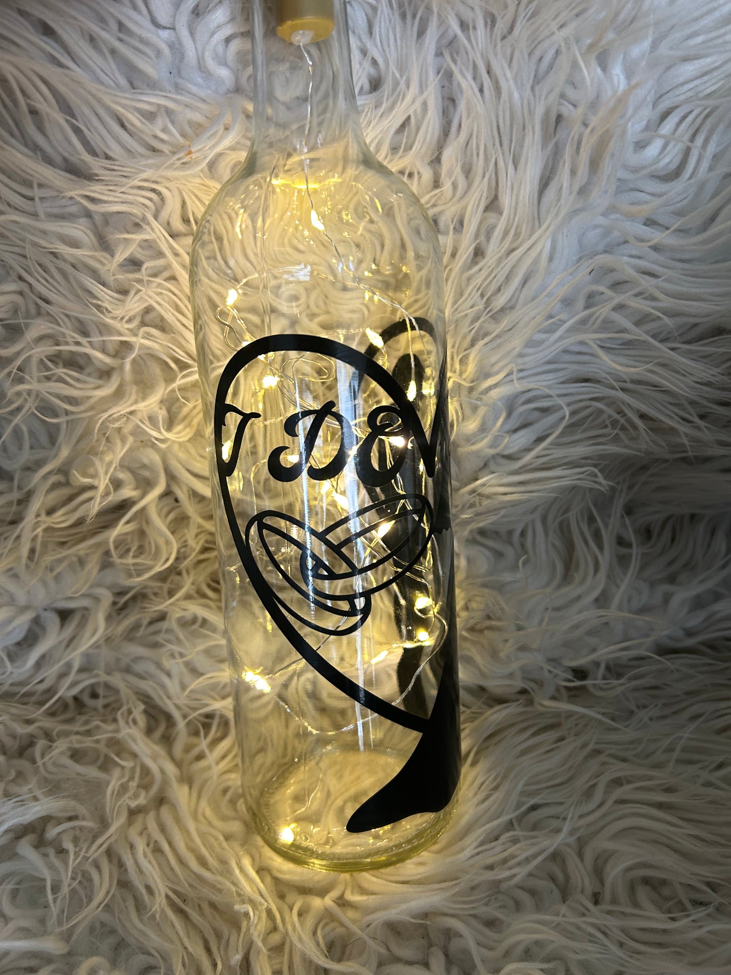 Wedding “I do”light up bottle