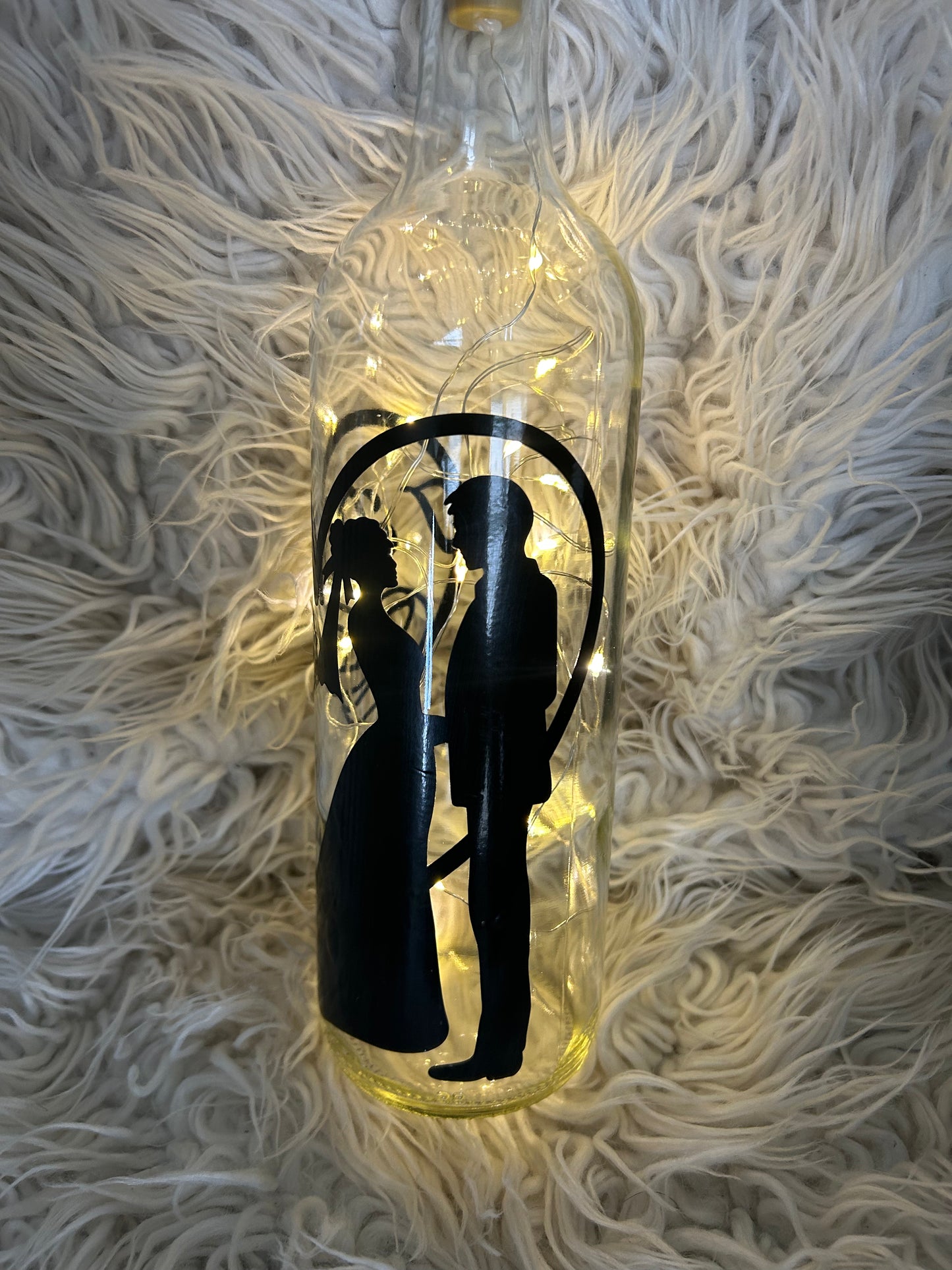 Wedding “I do”light up bottle