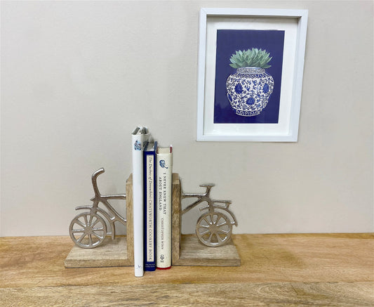 Set of Two Bicycle Bookends