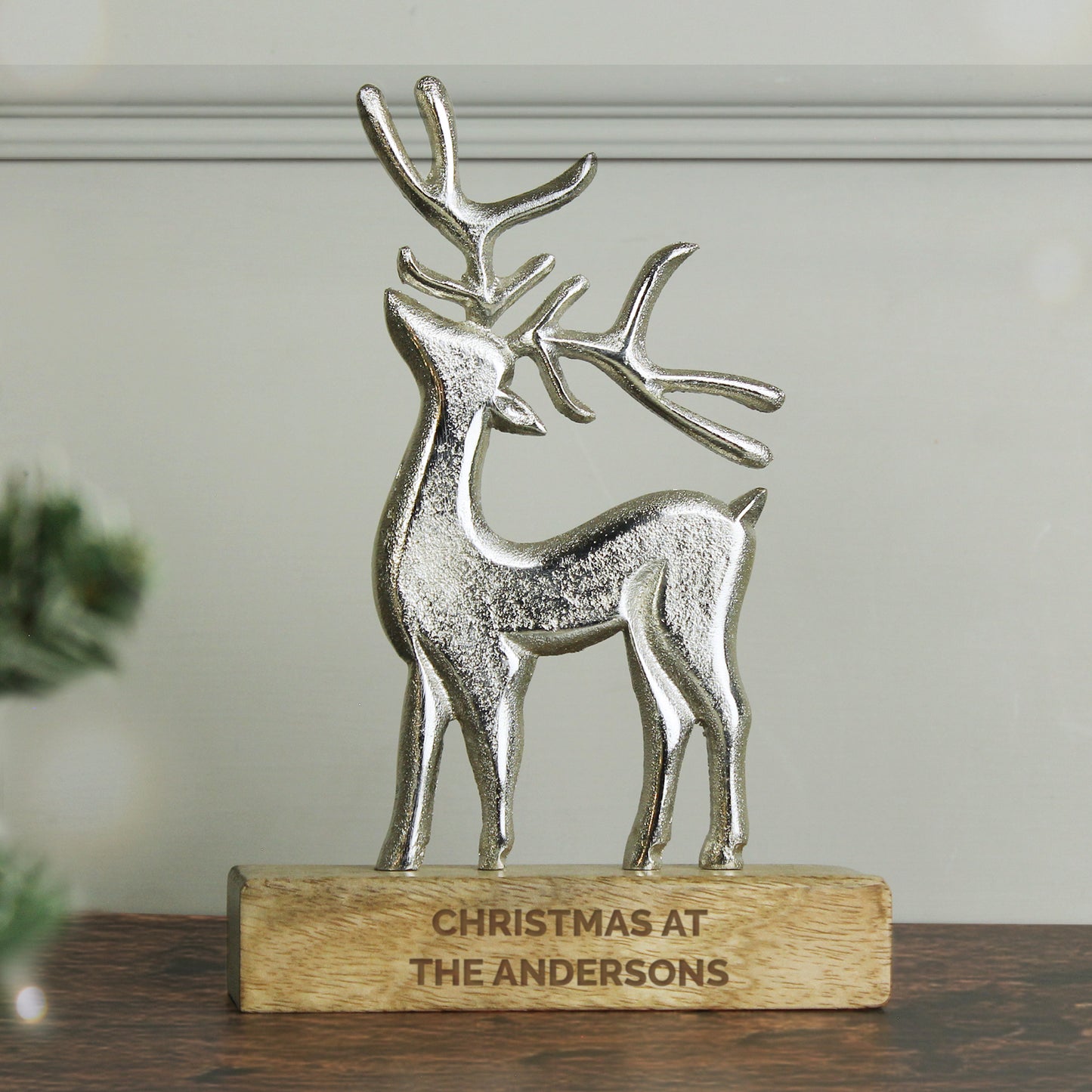 Personalised Stag Ornament