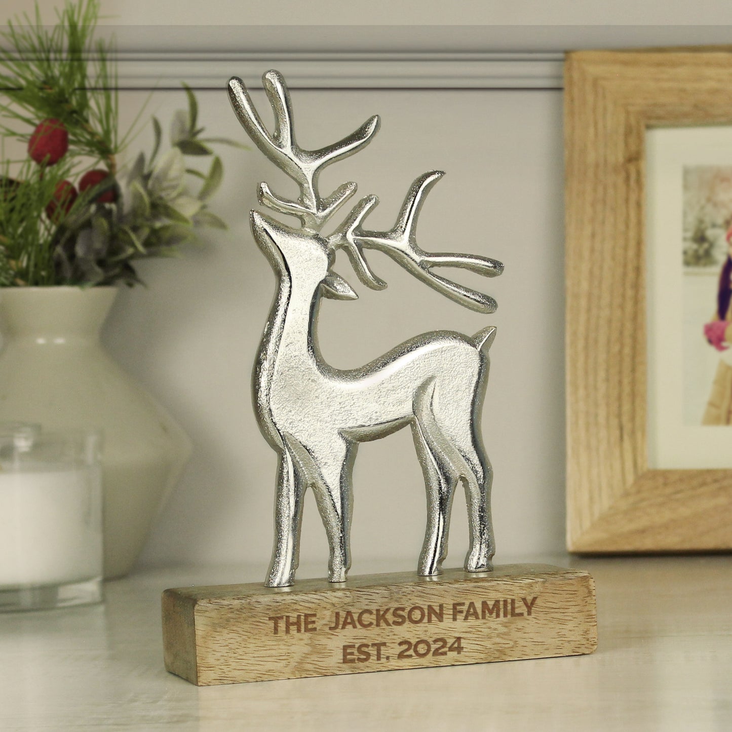 Personalised Stag Ornament