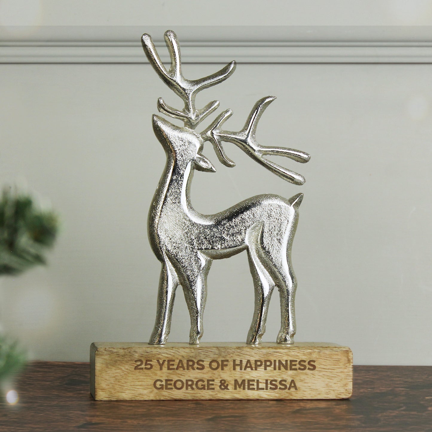 Personalised Stag Ornament