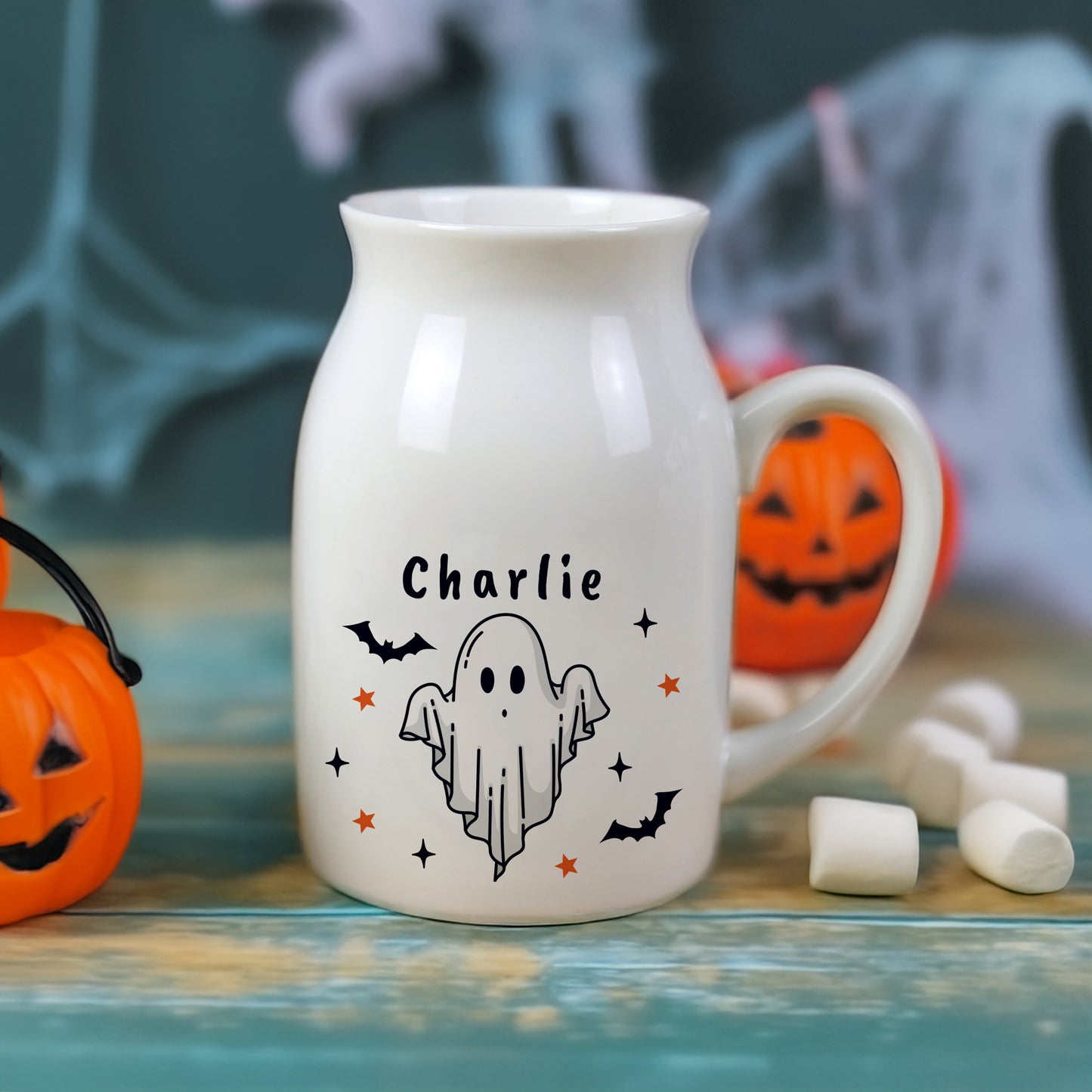 Personalised Halloween Ghost Jug