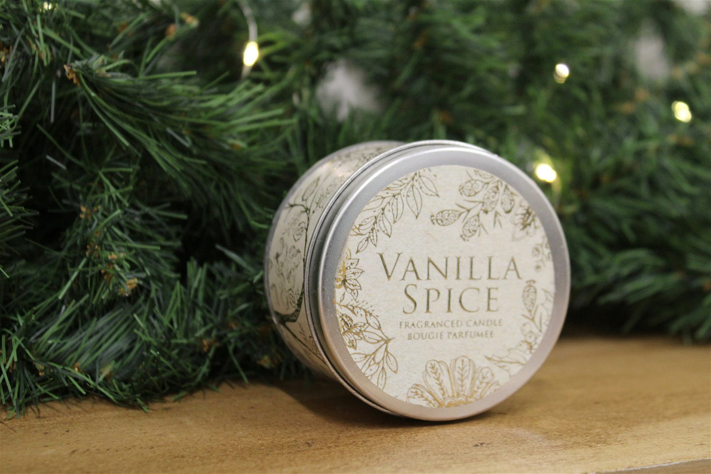 Vanilla Spice Tin Candle