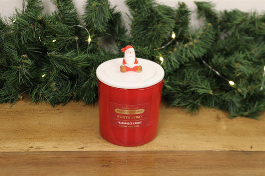 Father Christmas Character Candle-pot