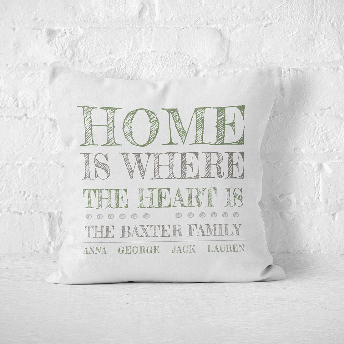 Where The Heart Is Cushion Cover