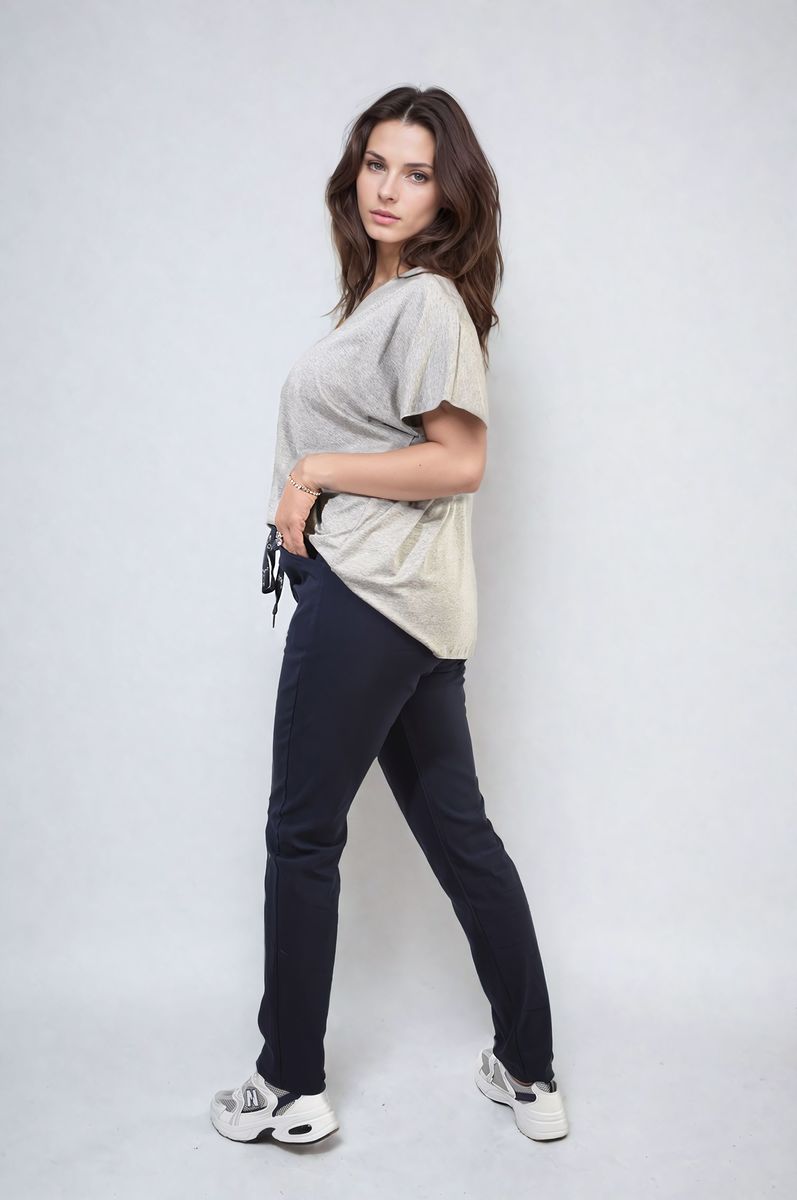 Casual Drawstring Trousers