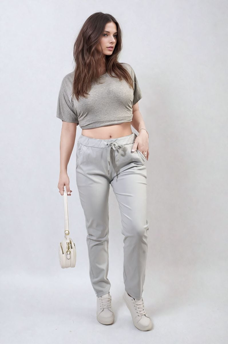 Casual Drawstring Trousers