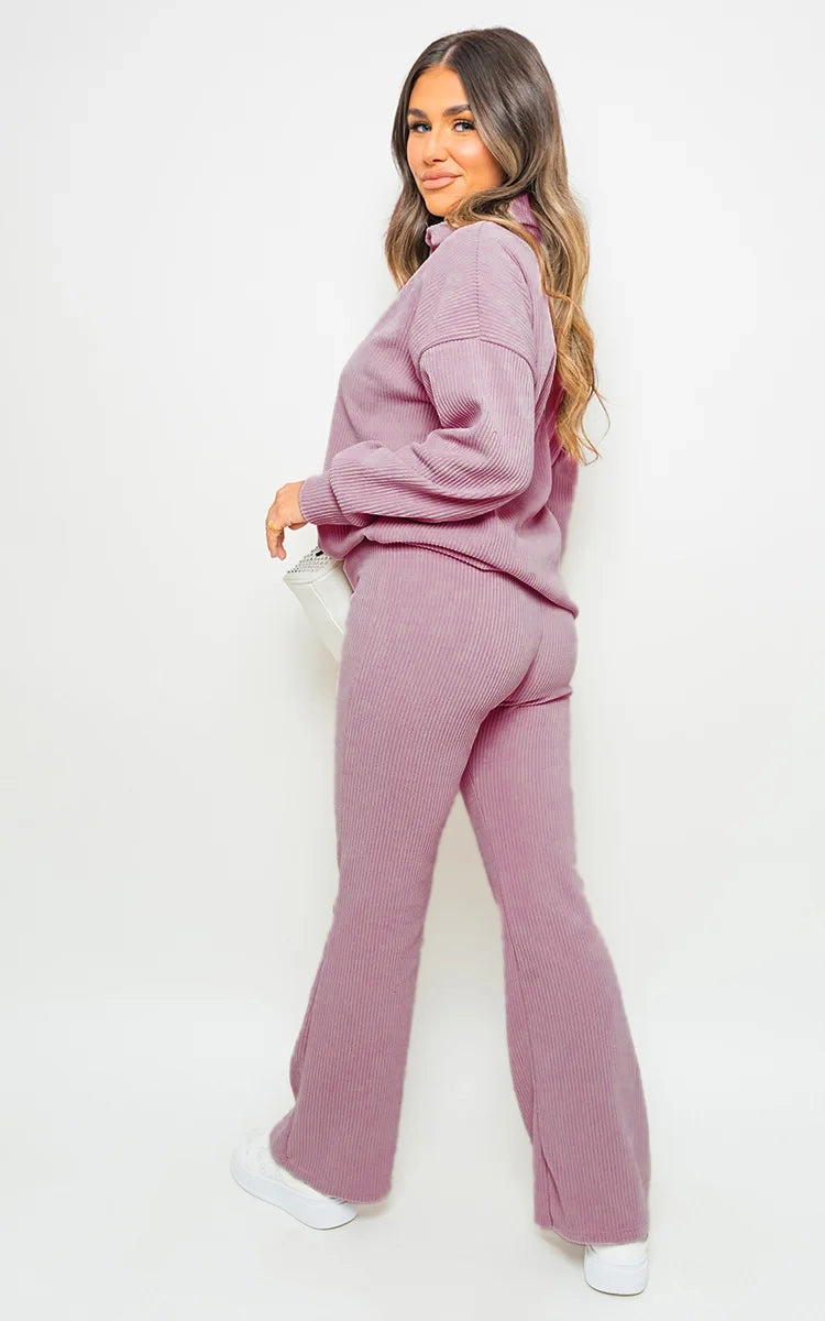 Collared Long Sleeve & Trouser Co-ord Set