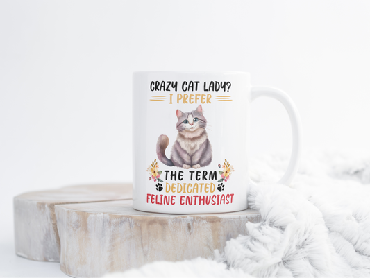 Cat humour mug