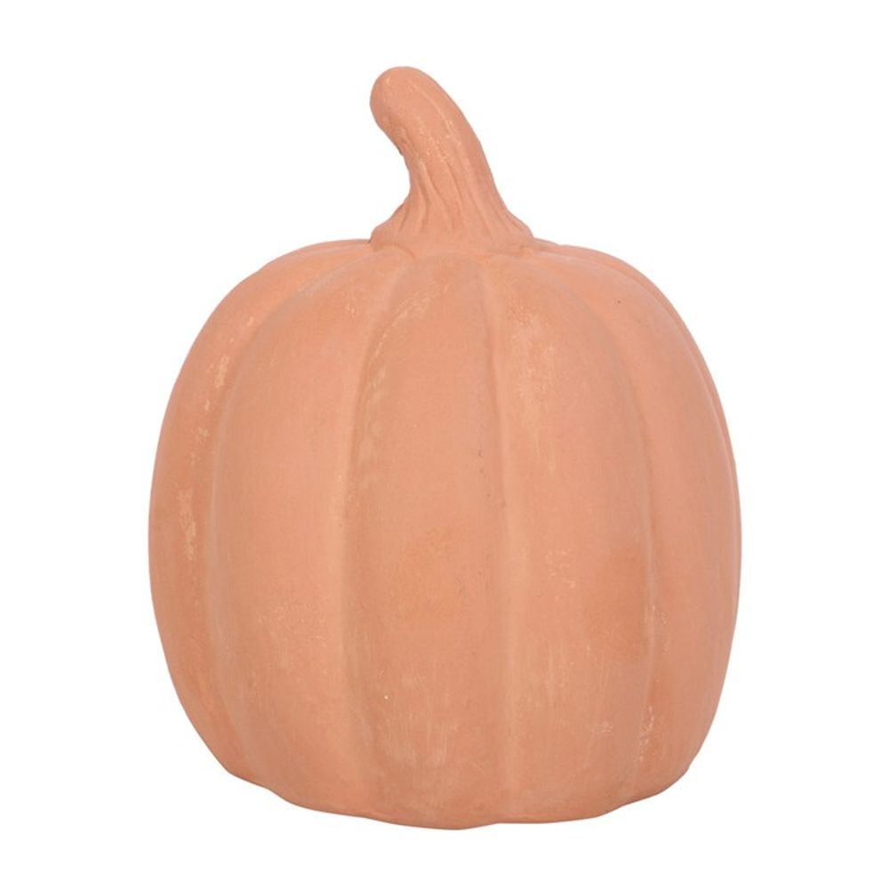 12.5cm Terracotta Pumpkin Ornament