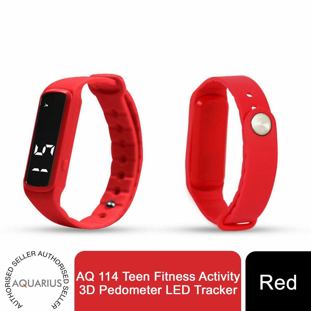 Aquarius AQ 114 Teen Fitness Activity LED Tracker with 3D Pedometer