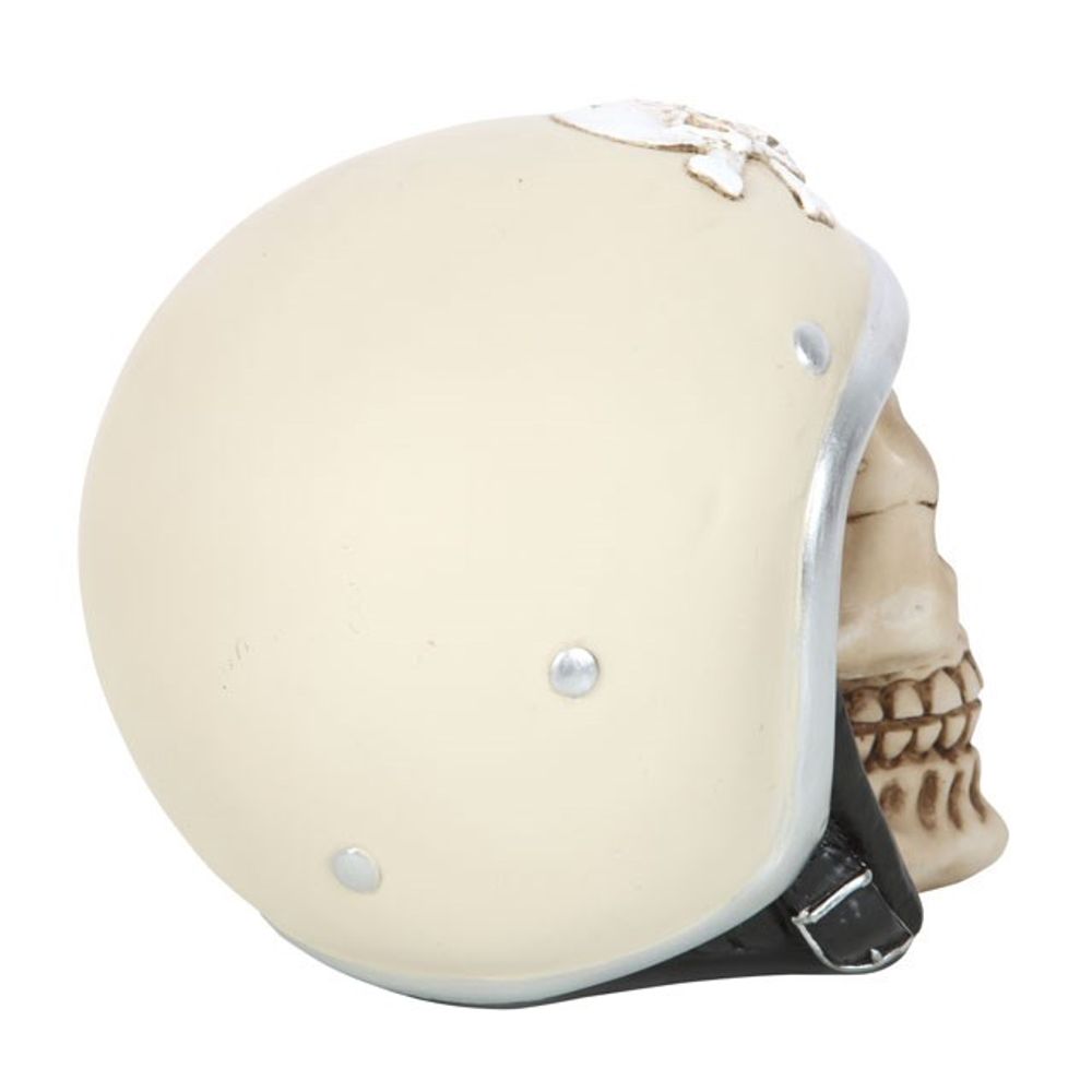 Skull Ornament with Helmet