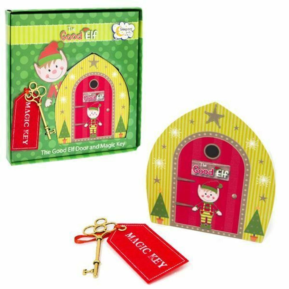 The Good Elf Door & Magic Key Kid Christmas Shelf Elf Xmas Gift