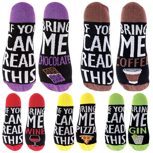 If you can read this bring me... socks