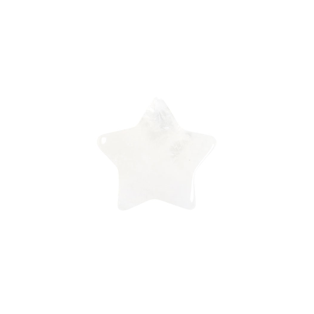 Clear Quartz Crystal Star in a Bag