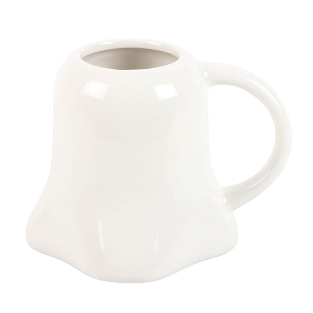 Mr Boo Ghost Shaped Mug with Bow Tie