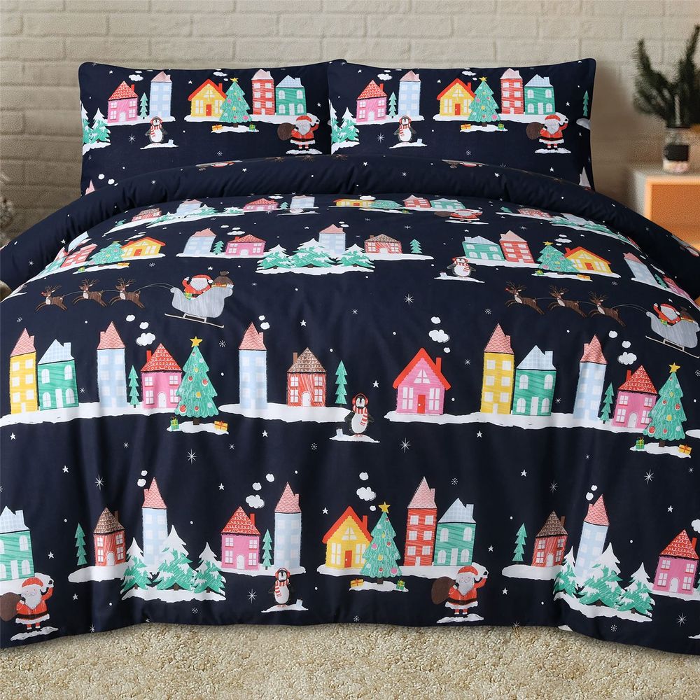 SANTA TOWN DUVET SET