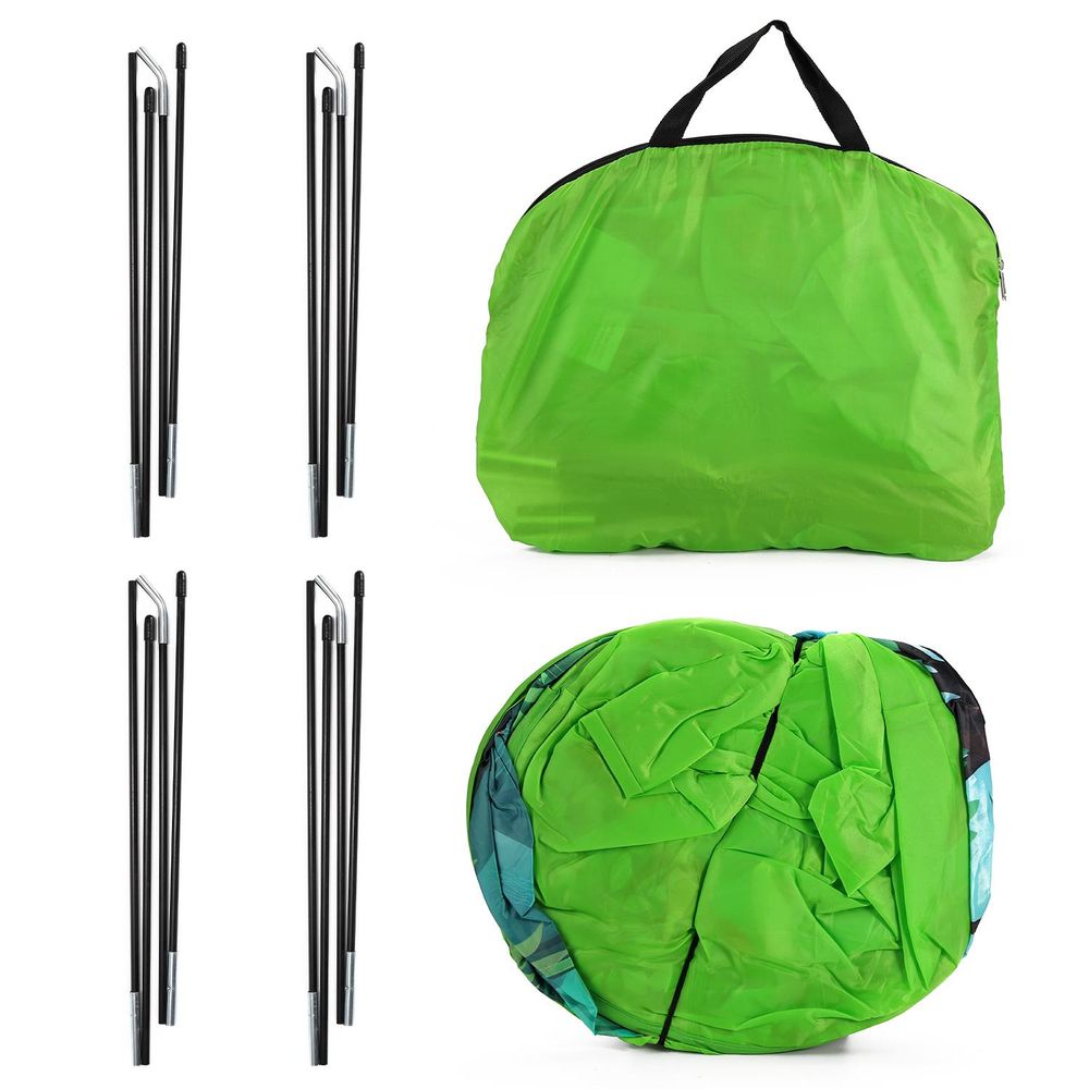 SOKA Jungle Play Tent Portable Foldable Green Pop Up Garden Playhouse Tent