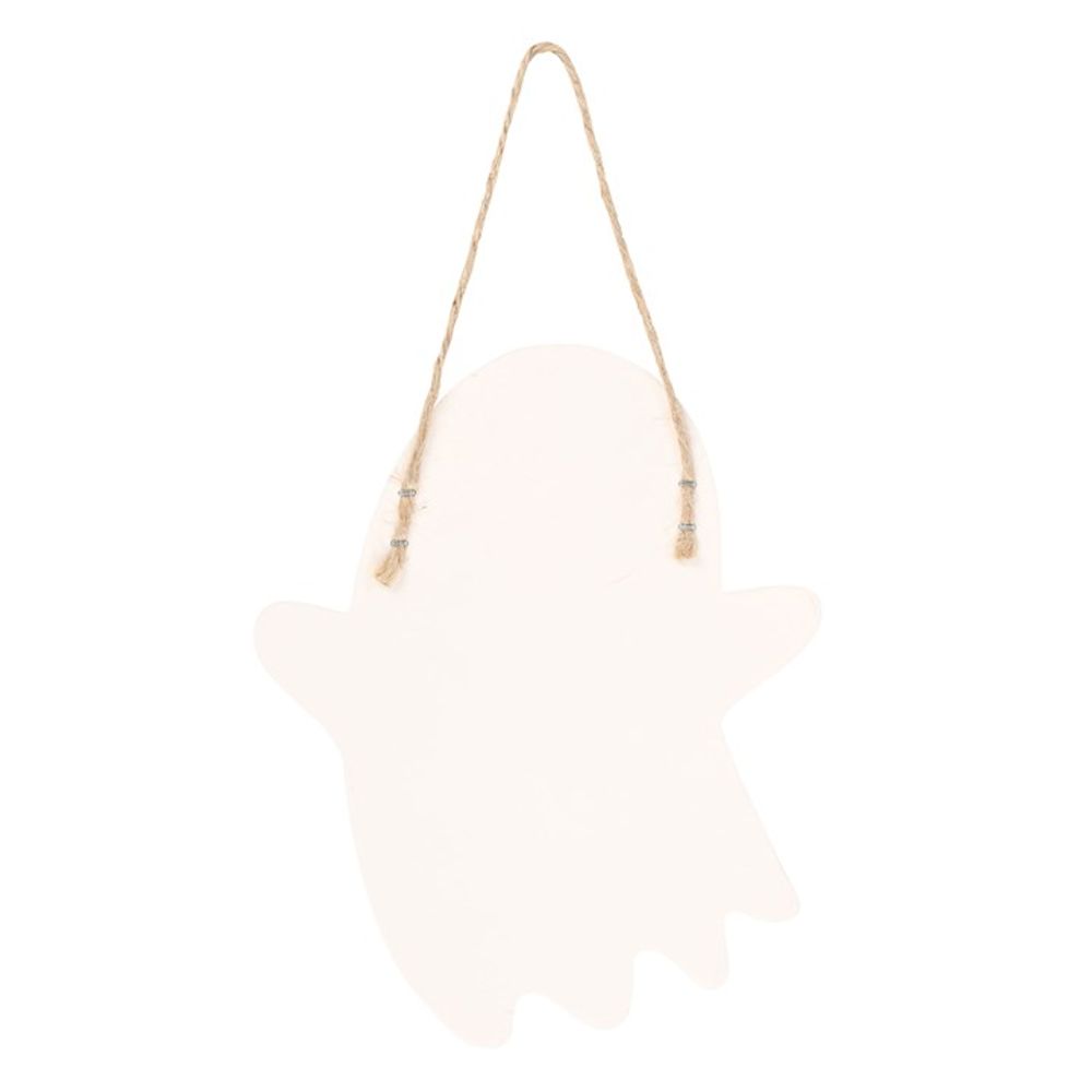 20cm Ghost Shaped Hanging Sign