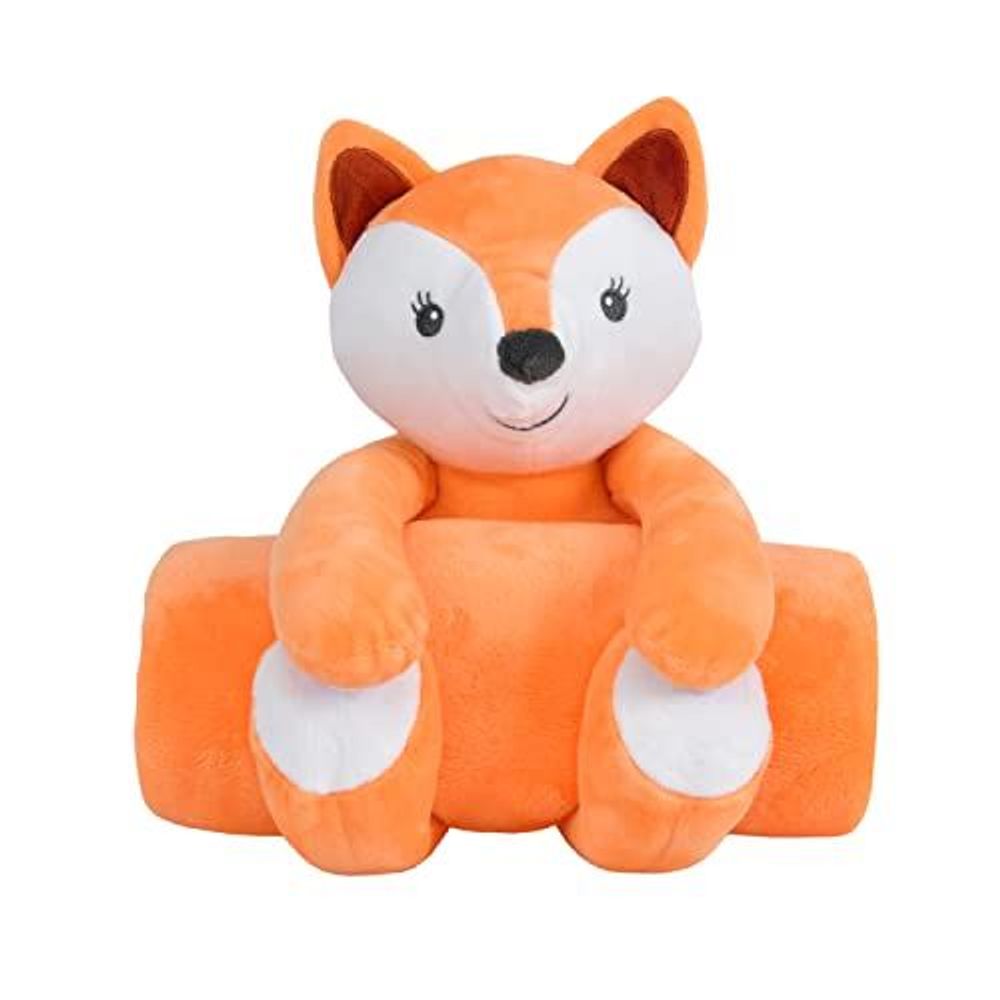 NOVELTY FOX BLANKET ORANGE