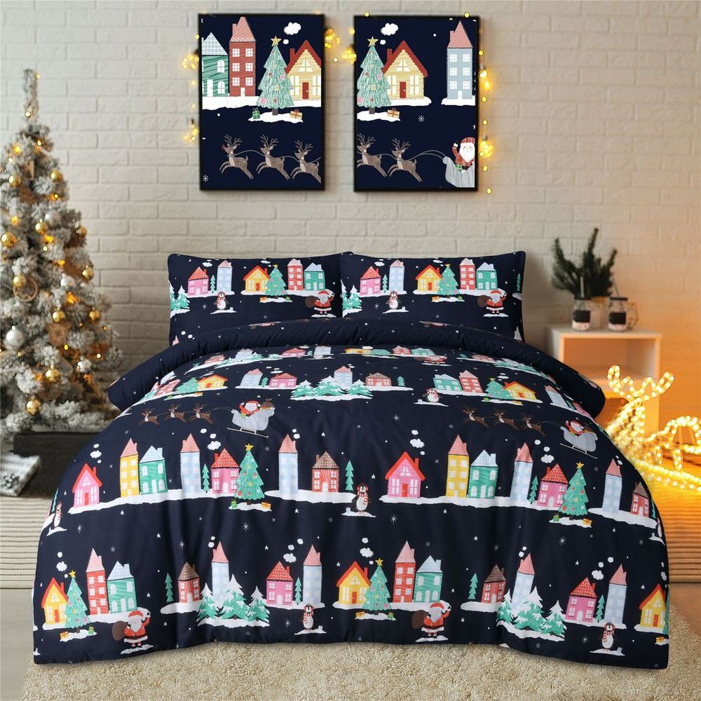 SANTA TOWN DUVET SET