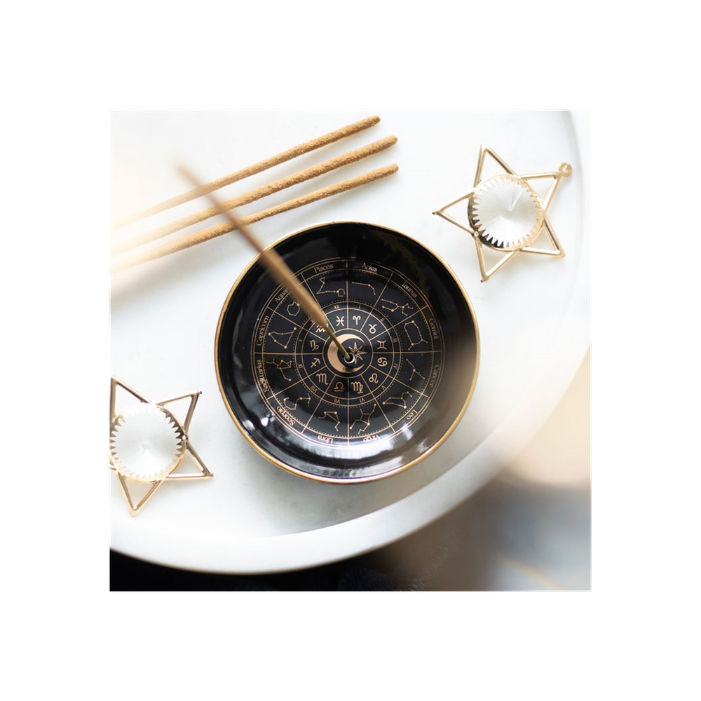 Astrology Wheel Incense Holder