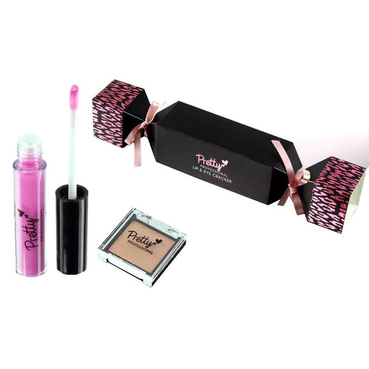 Pretty Professional Christmas Lip & Eye Cracker 2Pcs Set For Her